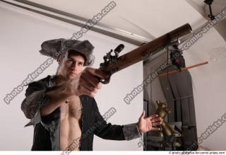 25 JACK PIRATE STANDING POSE WITH GUN 252